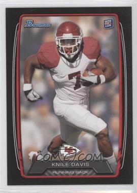 2013 Bowman - [Base] - Black #117 - Knile Davis