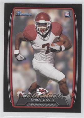 2013 Bowman - [Base] - Black #117 - Knile Davis