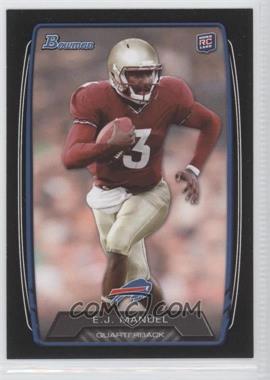 2013 Bowman - [Base] - Black #127 - EJ Manuel