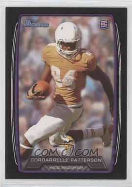 2013 Bowman - [Base] - Black #171 - Cordarrelle Patterson