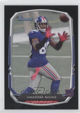 2013 Bowman - [Base] - Black #56 - Hakeem Nicks