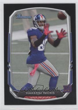 2013 Bowman - [Base] - Black #56 - Hakeem Nicks