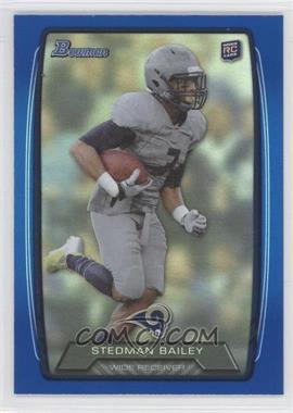 2013 Bowman - [Base] - Blue Rainbow Foil #121 - Stedman Bailey /499