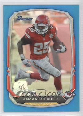 2013 Bowman - [Base] - Blue Rainbow Foil #14 - Jamaal Charles /99