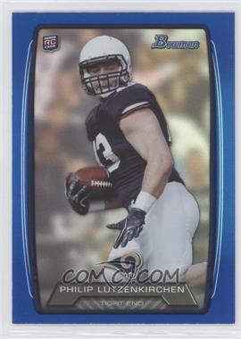 2013 Bowman - [Base] - Blue Rainbow Foil #141 - Philip Lutzenkirchen /499