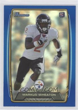 2013 Bowman - [Base] - Blue Rainbow Foil #152 - Markus Wheaton /499