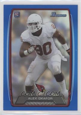 2013 Bowman - [Base] - Blue Rainbow Foil #160 - Alex Okafor /499