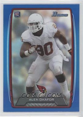 2013 Bowman - [Base] - Blue Rainbow Foil #160 - Alex Okafor /499