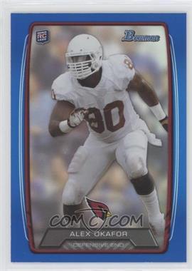 2013 Bowman - [Base] - Blue Rainbow Foil #160 - Alex Okafor /499