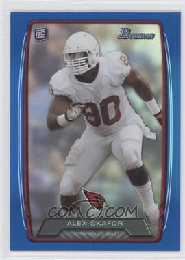 2013 Bowman - [Base] - Blue Rainbow Foil #160 - Alex Okafor /499