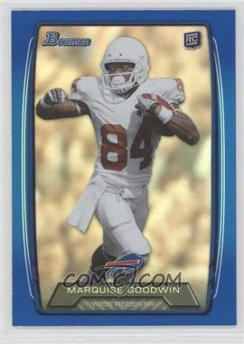 2013 Bowman - [Base] - Blue Rainbow Foil #183 - Marquise Goodwin /499