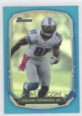 2013 Bowman - [Base] - Blue Rainbow Foil #90 - Calvin Johnson /99