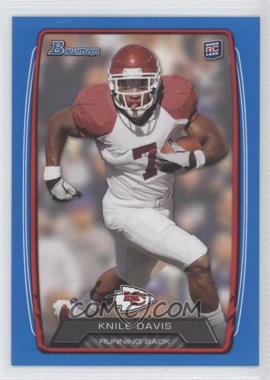 2013 Bowman - [Base] - Blue #117 - Knile Davis /499