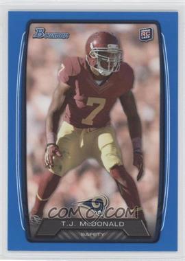 2013 Bowman - [Base] - Blue #164 - T.J. McDonald /499