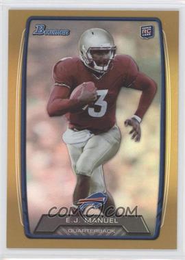 2013 Bowman - [Base] - Gold Rainbow Foil #127 - EJ Manuel /399