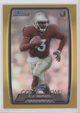 2013 Bowman - [Base] - Gold Rainbow Foil #127 - EJ Manuel /399