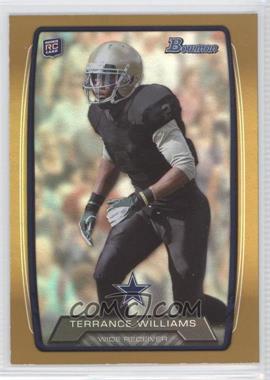 2013 Bowman - [Base] - Gold Rainbow Foil #166 - Terrance Williams /399