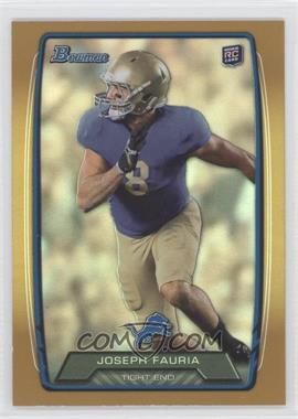 2013 Bowman - [Base] - Gold Rainbow Foil #184 - Joseph Fauria /399