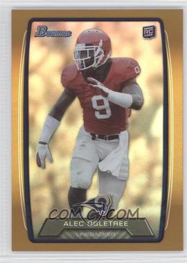 2013 Bowman - [Base] - Gold Rainbow Foil #187 - Alec Ogletree /399