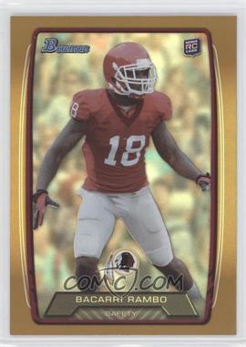 2013 Bowman - [Base] - Gold Rainbow Foil #203 - Bacarri Rambo /399