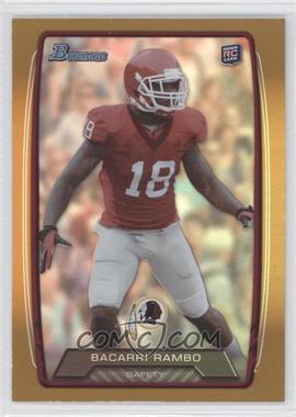 2013 Bowman - [Base] - Gold Rainbow Foil #203 - Bacarri Rambo /399