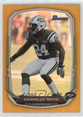 2013 Bowman - [Base] - Gold Rainbow Foil #5 - Darrelle Revis /75 [EX to NM]