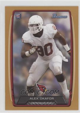 2013 Bowman - [Base] - Gold #160 - Alex Okafor /399