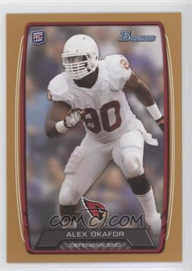 2013 Bowman - [Base] - Gold #160 - Alex Okafor /399