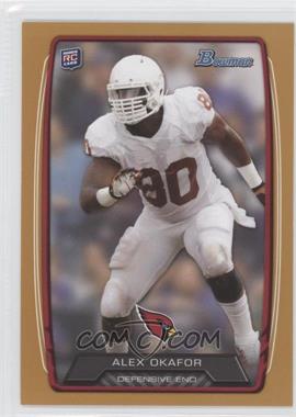 2013 Bowman - [Base] - Gold #160 - Alex Okafor /399