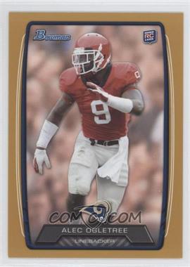 2013 Bowman - [Base] - Gold #187 - Alec Ogletree /399