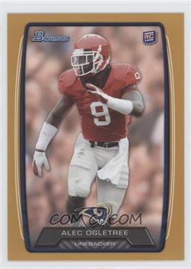 2013 Bowman - [Base] - Gold #187 - Alec Ogletree /399