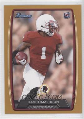 2013 Bowman - [Base] - Gold #217 - David Amerson /399