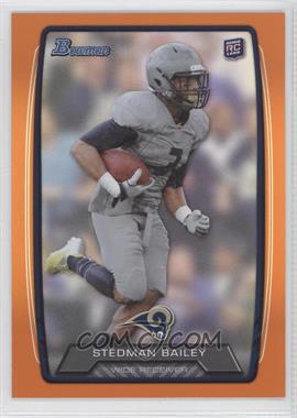 2013 Bowman - [Base] - Orange Rainbow Foil #121 - Stedman Bailey /299