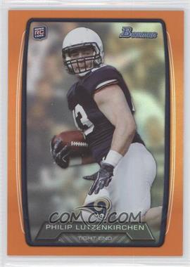 2013 Bowman - [Base] - Orange Rainbow Foil #141 - Philip Lutzenkirchen /299