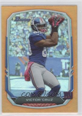 2013 Bowman - [Base] - Orange Rainbow Foil #16 - Victor Cruz /50