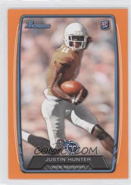 2013 Bowman - [Base] - Orange #196 - Justin Hunter /299