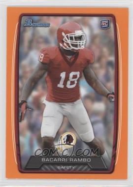 2013 Bowman - [Base] - Orange #203 - Bacarri Rambo /299