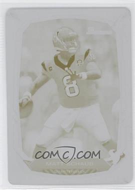 2013 Bowman - [Base] - Printing Plate Yellow #26 - Matt Schaub /1