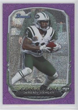 2013 Bowman - [Base] - Purple Ice #36 - Jeremy Kerley /10