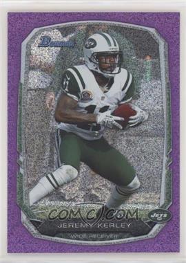 2013 Bowman - [Base] - Purple Ice #36 - Jeremy Kerley /10