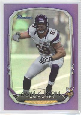 2013 Bowman - [Base] - Purple Rainbow Foil #64 - Jared Allen