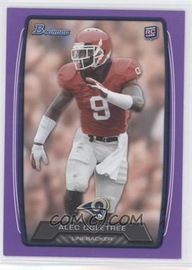 2013 Bowman - [Base] - Purple #187 - Alec Ogletree