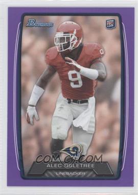 2013 Bowman - [Base] - Purple #187 - Alec Ogletree