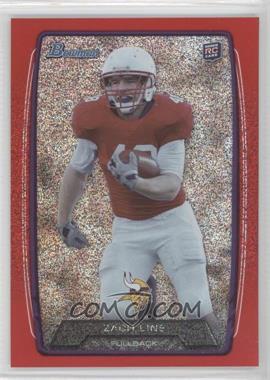 2013 Bowman - [Base] - Red Ice #129 - Zach Line /25