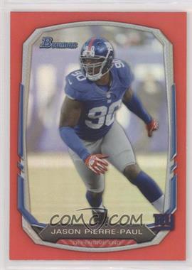 2013 Bowman - [Base] - Red Rainbow Foil #103 - Jason Pierre-Paul /25