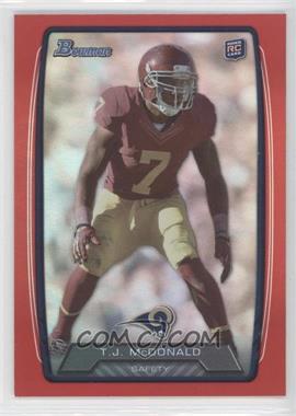 2013 Bowman - [Base] - Red Rainbow Foil #164 - T.J. McDonald /199