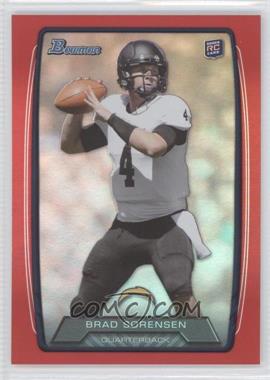 2013 Bowman - [Base] - Red Rainbow Foil #192 - Brad Sorensen /199