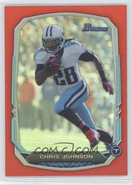 2013 Bowman - [Base] - Red Rainbow Foil #91 - Chris Johnson /25