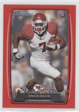 2013 Bowman - [Base] - Red #117 - Knile Davis /199