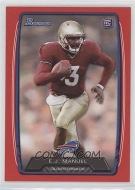 2013 Bowman - [Base] - Red #127 - EJ Manuel /199